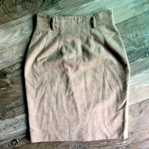 Slovan Wool Pencil Skirt